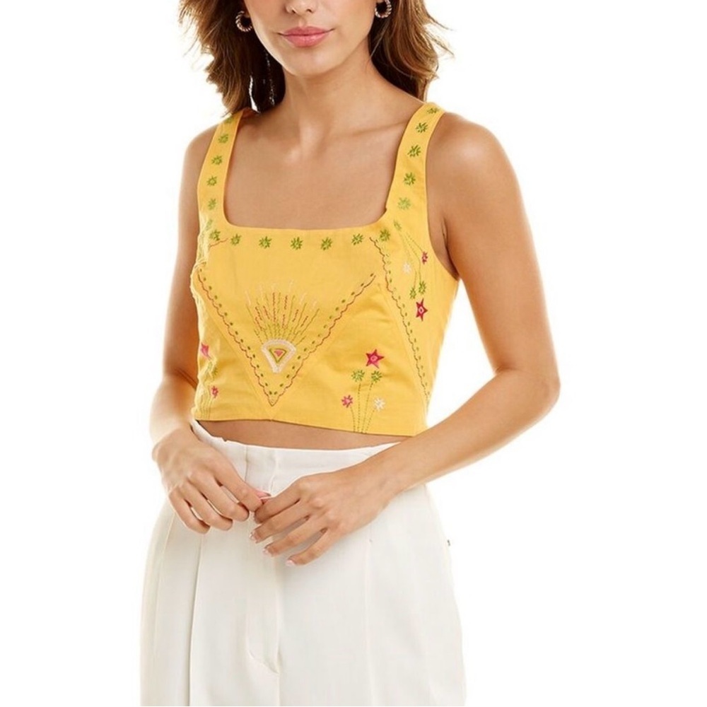 NWT Emporio Sirenuse Cinderella Crop Top / Camille Stromboli Skirt Set 44 US 8 - Picture 6 of 15